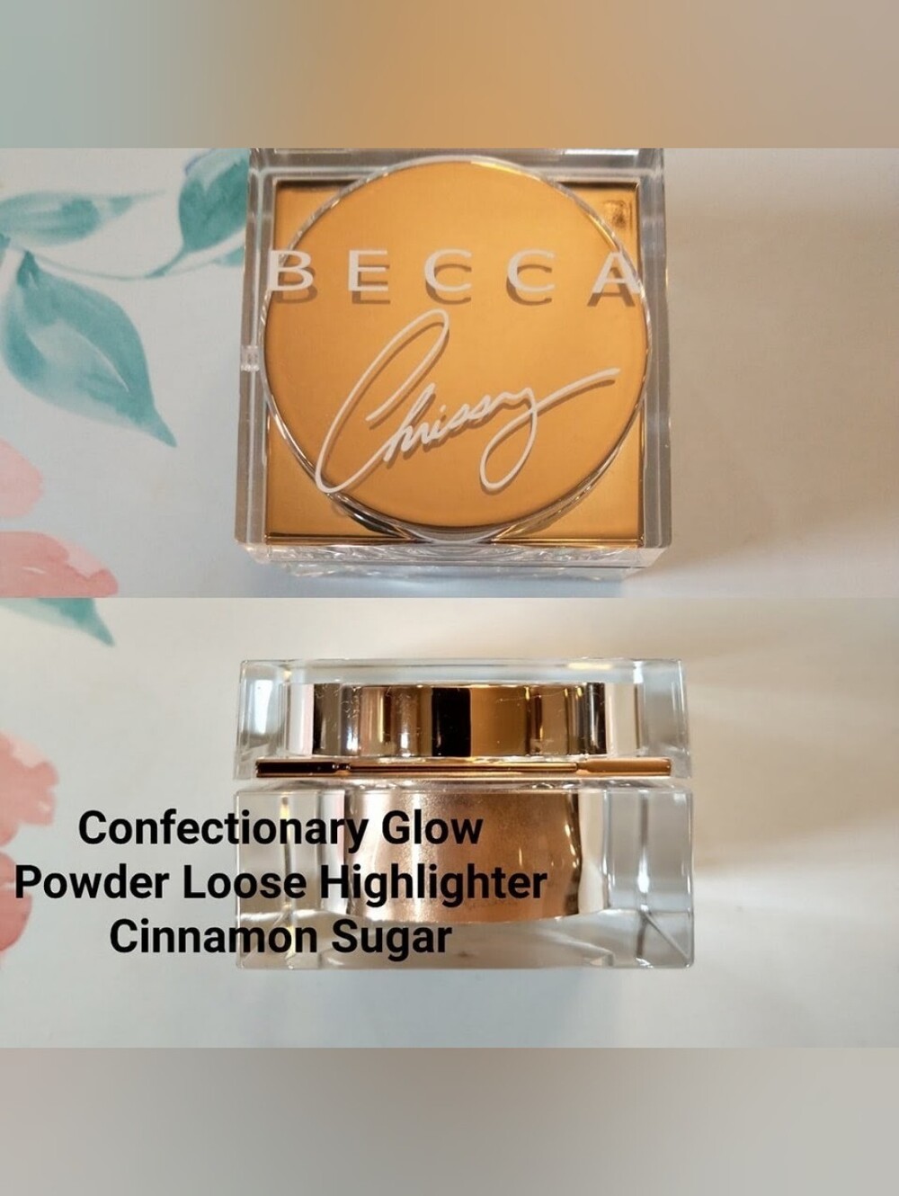 BECCA Chrissy Confectionary Glow Powder Loose Highlighter - Cinnamon Sugar